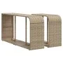 Set de sofás de jardín 11pzas con cojines ratán sintético beige by , Garden sets - Ref: Foro24-3326082, Price: 674,12 €, Disc...