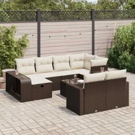Set de sofás de jardín 11 pzas cojines ratán sintético marrón von , Gartensets - Ref: Foro24-3326077, Preis: 624,57 €, Rabatt: %