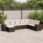 Set sofás de jardín 8 piezas y cojines ratán sintético marrón de , Conjuntos de jardín - Ref: Foro24-3325739, Precio: 517,67 ...