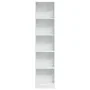 Estantería madera de ingeniería blanco brillo 40x24x176 cm de , Librerías y estanterías - Ref: Foro24-858305, Precio: 70,37 €...