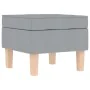 Sillón mecedora con taburete tela gris claro by , Armchairs - Ref: Foro24-3307997, Price: 280,62 €, Discount: %