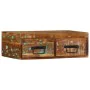 Mueble de TV de pared madera maciza reciclada 60x30x19 cm by , CD and DVD storage - Ref: Foro24-4017459, Price: 76,11 €, Disc...