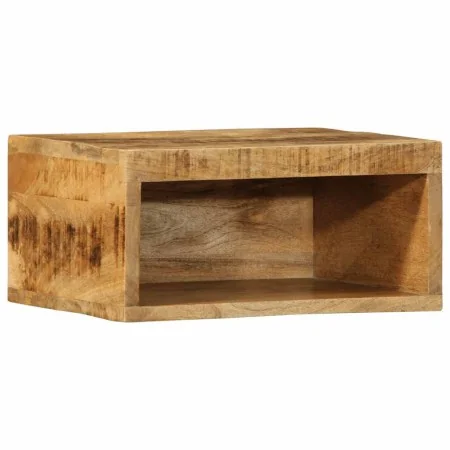 Mueble de TV de pared madera maciza de mango rugosa 40x30x19 cm by , CD and DVD storage - Ref: Foro24-4017467, Price: 54,37 €...