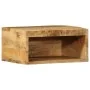 Mueble de TV de pared madera maciza de mango rugosa 40x30x19 cm by , CD and DVD storage - Ref: Foro24-4017467, Price: 54,37 €...