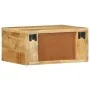 Mesita de noche de pared madera maciza de mango rugosa by , Nightstands - Ref: Foro24-4017452, Price: 68,62 €, Discount: %