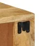 Mesita de noche de pared madera maciza de mango rugosa by , Nightstands - Ref: Foro24-4017452, Price: 68,62 €, Discount: %