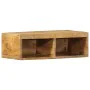 Mueble de TV de pared madera maciza de mango rugosa 60x30x19 cm von , CD- und DVD-Speicher - Ref: Foro24-4017473, Preis: 64,1...