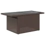 Set comedor de jardín 5 piezas y cojines ratán sintético marrón von , Gartensets - Ref: Foro24-3326634, Preis: 417,97 €, Raba...