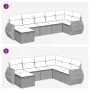Juego de sofás de jardín 7 piezas con cojines ratán PE marrón von , Gartensets - Ref: Foro24-3325609, Preis: 457,10 €, Rabatt: %