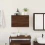 Mueble de pared baño madera ingeniería roble marrón 60x25x40 cm de , Tocadores de baño - Ref: Foro24-860073, Precio: 44,27 €,...