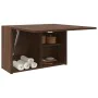 Mueble de pared baño madera ingeniería roble marrón 60x25x40 cm de , Tocadores de baño - Ref: Foro24-860073, Precio: 44,27 €,...
