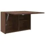 Mueble de pared baño madera ingeniería roble marrón 60x25x40 cm de , Tocadores de baño - Ref: Foro24-860073, Precio: 44,27 €,...