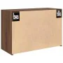 Mueble de pared baño madera ingeniería roble marrón 60x25x40 cm de , Tocadores de baño - Ref: Foro24-860073, Precio: 44,27 €,...