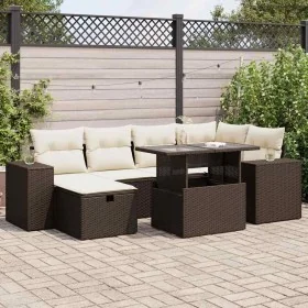 Set sofás de jardín 8 piezas y cojines ratán sintético marrón von , Gartensets - Ref: Foro24-3327943, Preis: 523,57 €, Rabatt: %