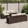 Juego de sofás de jardín 7 piezas con cojines ratán PE marrón von , Gartensets - Ref: Foro24-3326744, Preis: 570,39 €, Rabatt: %