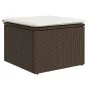 Set de sofás de jardín 9 pzas y cojines ratán sintético marrón by , Garden sets - Ref: Foro24-3326854, Price: 616,77 €, Disco...
