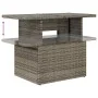 Set sofás jardín y cojines 7 pzas ratán sintético acacia negro by , Garden sets - Ref: Foro24-3326172, Price: 554,37 €, Disco...