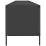 Mueble para TV acero laminado en frío negro 202x39x43,5 cm de , Muebles TV - Ref: Foro24-3307155, Precio: 206,45 €, Descuento: %