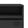 Mueble para TV acero laminado en frío negro 202x39x43,5 cm de , Muebles TV - Ref: Foro24-3307155, Precio: 206,45 €, Descuento: %