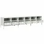 Mueble para TV acero laminado en frío blanco 202x39x43,5 cm von , TV-Möbel - Ref: Foro24-3307160, Preis: 214,07 €, Rabatt: %