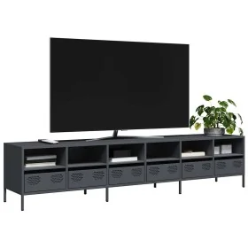 Mueble de TV acero laminado en frío antracita 202x39x43,5 cm by , TV Furniture - Ref: Foro24-3307157, Price: 216,11 €, Discou...
