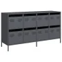Aparador de acero laminado en frío antracita 135x39x73,5 cm von , Sideboards - Ref: Foro24-3307169, Preis: 221,95 €, Rabatt: %