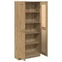 Aparador alto madera ingeniería roble artisan 82,5x30,5x185 cm von , Bücherregale und Regale - Ref: Foro24-3318717, Preis: 17...