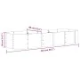 Jardinera arriate acero recubrimiento polvo marrón 224x80x36 cm von , Töpfe und Pflanzgefäße - Ref: Foro24-318920, Preis: 54,...