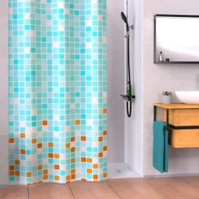 EISL Cortina de ducha con mosaico azul y naranja 200x180x0,2 cm von , Duschvorhang - Ref: Foro24-438833, Preis: 22,25 €, Raba...
