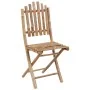 Sillas de jardín plegables con cojines 2 unidades bambú by , Garden chairs - Ref: Foro24-3064012, Price: 113,00 €, Discount: %