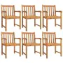 Juego de comedor para jardín 7 piezas madera maciza acacia de , Conjuntos de jardín - Ref: Foro24-3206279, Precio: 742,03 €, ...