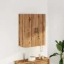 Armario de pared madera ingeniería marrón roble 69,5x34x90 cm by , Sideboards - Ref: Foro24-857295, Price: 88,49 €, Discount: %