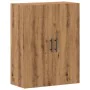 Armario de pared madera ingeniería marrón roble 69,5x34x90 cm by , Sideboards - Ref: Foro24-857295, Price: 88,49 €, Discount: %