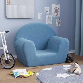 Sofá para niños felpa suave azul von , Baby- und Kleinkindmöbel - Ref: Foro24-356984, Preis: 41,58 €, Rabatt: %