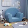 Sofá para niños felpa suave azul by , Baby and Toddler Furniture - Ref: Foro24-356984, Price: 41,58 €, Discount: %