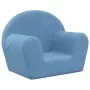Sofá para niños felpa suave azul by , Baby and Toddler Furniture - Ref: Foro24-356984, Price: 41,58 €, Discount: %