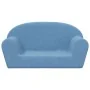 Sofá para niños de 2 plazas de felpa suave azul von , Baby- und Kleinkindmöbel - Ref: Foro24-356990, Preis: 46,52 €, Rabatt: %