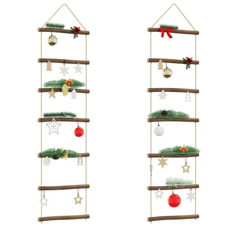 Decoraciones pared en forma escalera 2uds 30x100cm Rama natural by , Miniature Village Accessories and Sets - Ref: Foro24-410...