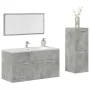 Set muebles de baño 2 piezas madera contrachapada gris hormigón von , Badezimmermöbel - Ref: Foro24-3324872, Preis: 112,76 €,...