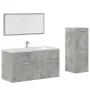 Set muebles de baño 2 piezas madera contrachapada gris hormigón von , Badezimmermöbel - Ref: Foro24-3324872, Preis: 112,76 €,...