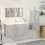 Set muebles de baño 2 piezas madera contrachapada gris hormigón von , Badezimmermöbel - Ref: Foro24-3324872, Preis: 112,76 €,...
