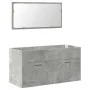 Set muebles de baño 2 piezas madera contrachapada gris hormigón von , Badezimmermöbel - Ref: Foro24-3324872, Preis: 112,76 €,...