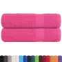 Toallas de ducha 2 uds 100% algodón rosa 70x140 cm 360 gsm by , Towels - Ref: Foro24-137049, Price: 23,90 €, Discount: %