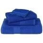 Juego de toallas 8 piezas 100% algodón azul 360 gsm by , Toallas de baño y manoplas - Ref: Foro24-137063, Price: 36,52 €, Dis...