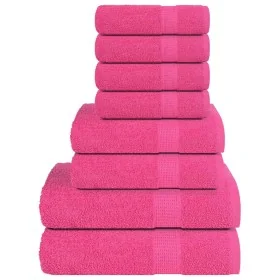 Juego de toallas 8 piezas 100% algodón rosa 360 gsm von , Toallas de baño y manoplas - Ref: Foro24-137077, Preis: 49,33 €, Ra...