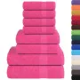 Juego de toallas 8 piezas 100% algodón rosa 360 gsm von , Toallas de baño y manoplas - Ref: Foro24-137077, Preis: 51,99 €, Ra...