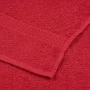 Juego de toallas 6 piezas 100% algodón rojo 360 gsm by , Toallas de baño y manoplas - Ref: Foro24-137089, Price: 37,06 €, Dis...