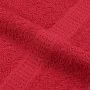 Juego de toallas 6 piezas 100% algodón rojo 360 gsm by , Toallas de baño y manoplas - Ref: Foro24-137089, Price: 37,06 €, Dis...