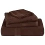 Juego de toallas 6 piezas 100% algodón marrón 360 gsm by , Toallas de baño y manoplas - Ref: Foro24-137082, Price: 39,51 €, D...