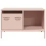Mesa de centro acero laminado en frío rosa 68,5x50x43,5 cm von , Couchtisch - Ref: Foro24-851281, Preis: 72,33 €, Rabatt: %